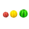 Juguete de mascotas de goma bola de alimentación de perro molino juguete de limpieza de dientes sandía bola de alimentación de fugas masticar juguetes suministros Item Picture